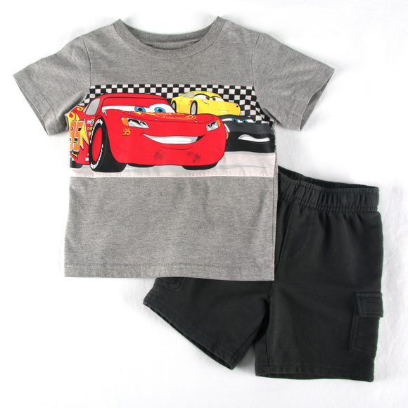 Disney Pixar Other - Disney Pixar Cars Short Sleeve Tee & Short Set